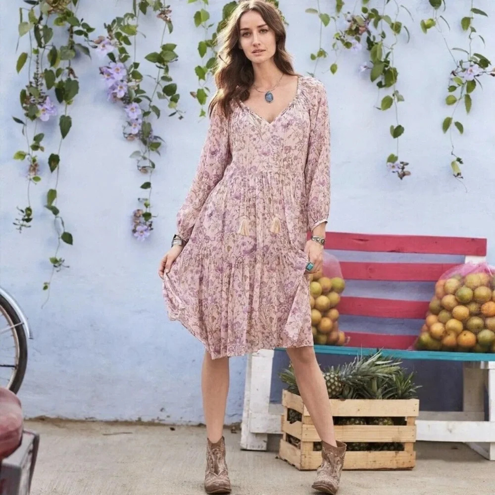Sundance Serenity Prairie Floret Prairie Dress Size Small